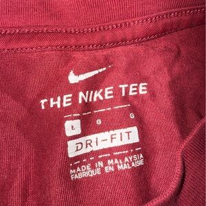 Nike Dri-Fit Burgundy Tee